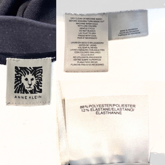 Anne Klein Dress Pants Black Size L - Picture 7 of 7